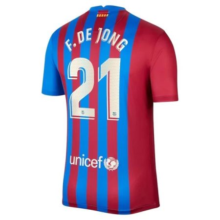 Camisola FC Barcelona F. De Jong 21 Principal 2021 2022